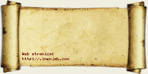 Minja Josifović vizit kartica